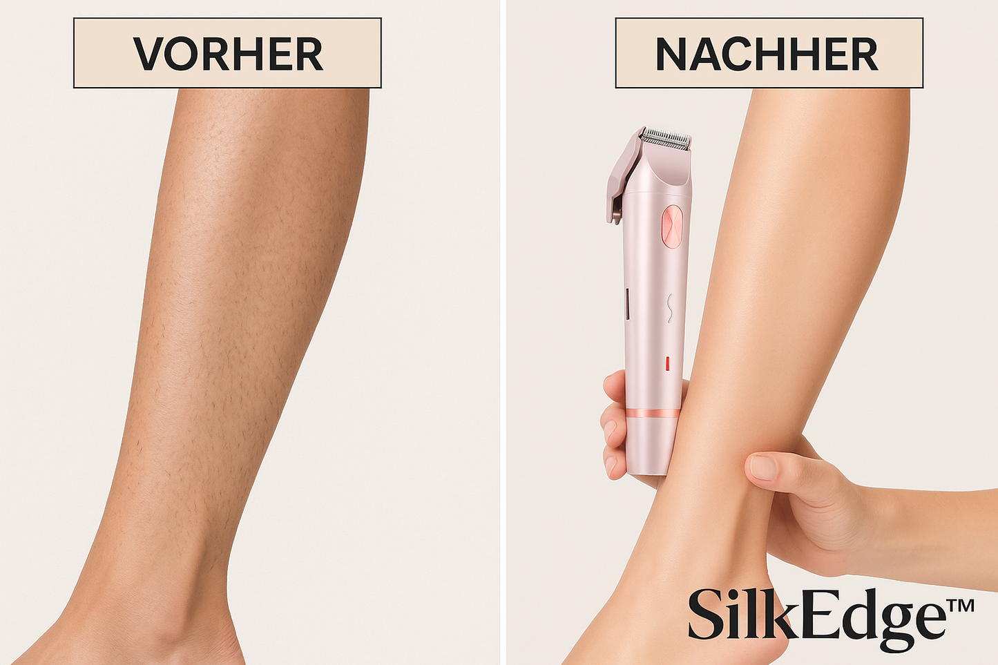 SilkEdge™ – 2-in-1 Rasierer & Epilierer für makellos glatte Haut